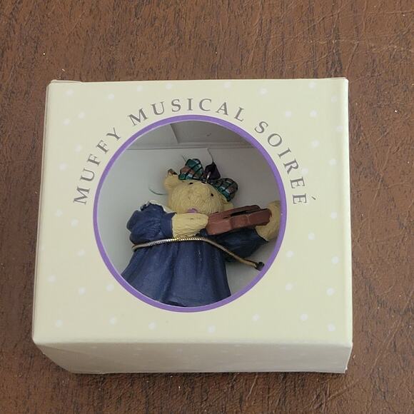 Vintage @1993 Muffy Vanderbear Collection Muffy Musical Soiree Ornament New - Picture 11 of 11